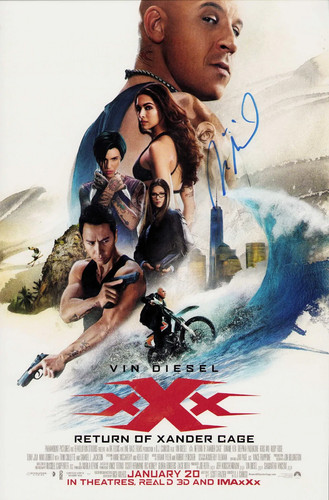 Van diesel signed - x, 11