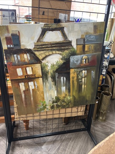 Paris cityscape painting - painting, –