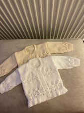 Handmade Knitted Cardigan 0-3 Months