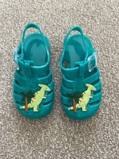Boys Sandals Dinosaur jellybean blue toddler beach waterproof shoes UK SIZE 5