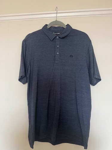 Travis mathew heater navy polo - heater,