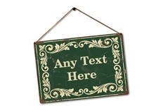 Personalised vintage aluminium - personalised,