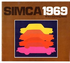 Simca Range 1968-69 UK Market Sales Brochure 1000 1100 1200S Coupe 1301 1501