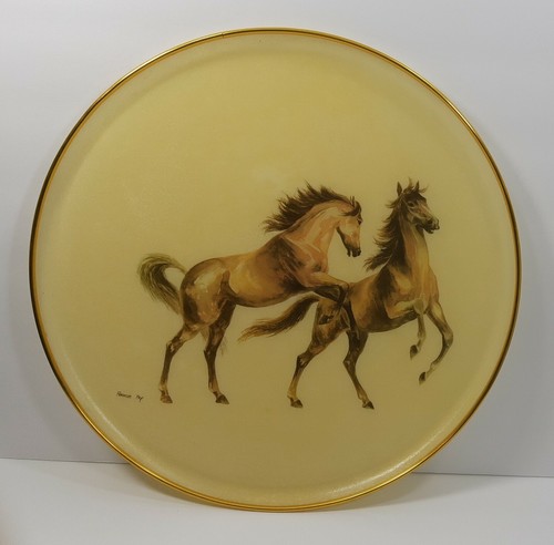 Keswick tray with - with, horse