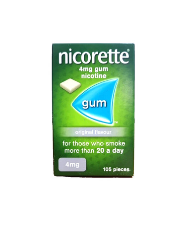 Nicorette original flavour gum - nicorette,