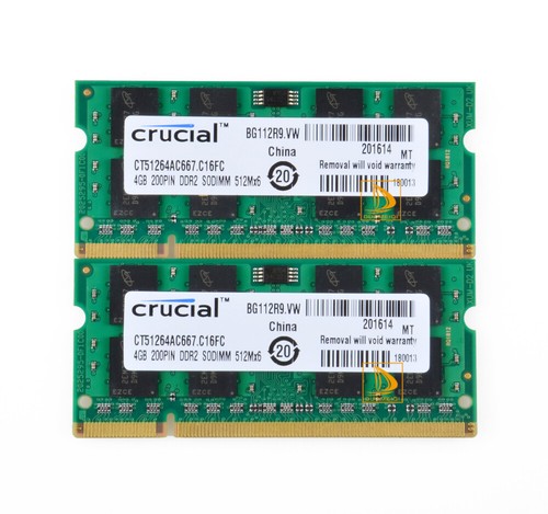 2pcs crucial 2x4gb 2rx8 - crucial,