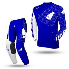 Ufo motocross kit - tecno, blue