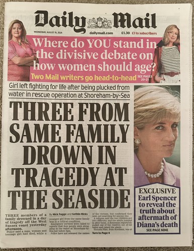 Daily mail 19th august - mail,