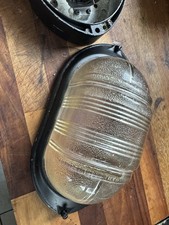 Vintage Coughtrie bulk head light good condition, Black.