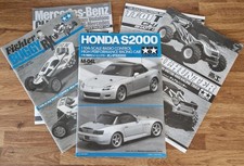Tamiya R/C Car Manuals 1/10  Honda S2000 - Dualhunter - CLK Fighter Buggy + More