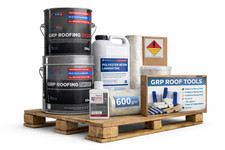 600g GRP Fibreglass Flat Roof