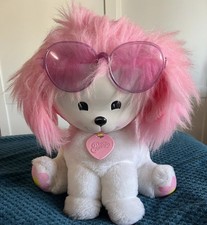 Telitoy Poochie Pj Pyjama Case Plush Soft Toy with Glasses Rare VGC Vintage 80s