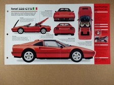 1986 Ferrari 328 GTS specs photos 1998 info sheet