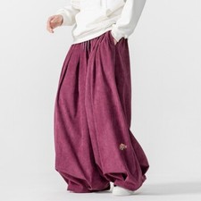 Men Corduroy Baggy Pants
