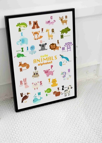 Animals abc kids alphabet - abc,
