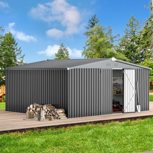 Metal storage shed steel - metal,