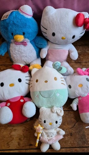 Hello kitty plush bundle build - kitty,
