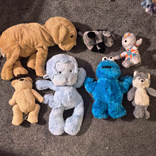Cuddly toy bundle - cuddly, sesamest