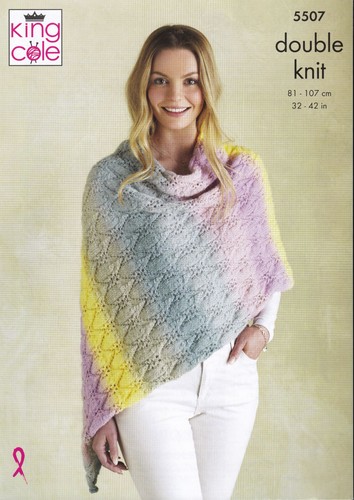 5507 poncho and snood - 5507,
