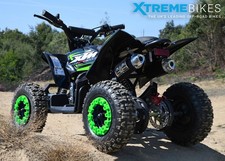 NEW 2025 XTM Monster 50cc Petrol Kids Mini Quad Bike 2-Stroke Green XTREME BIKES