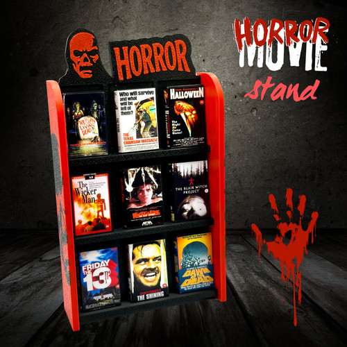 Miniature horror movie stand - movie,