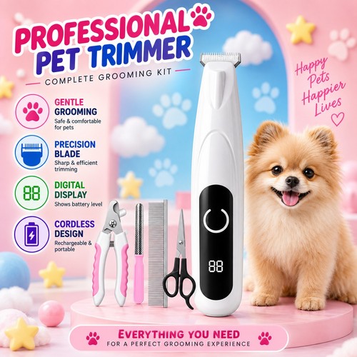 Cordless dog cat grooming - cordless,