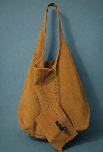 Soft italian suede slouch - soft,