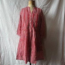 Anokhi Block Print Red Stripe
