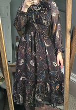 Vintage style maxi Dress 12 10