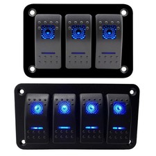 12V/24V 3 4 Gang Rocker Switch