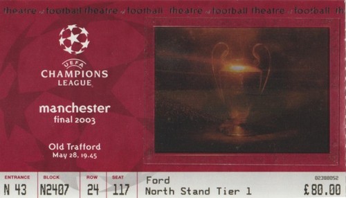 Used match ticket 2003 - *,