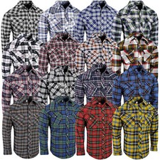 Plaid Flannel Shirt Western