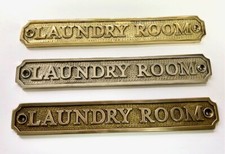LAUNDRY ROOM Door Sign PLAQUE