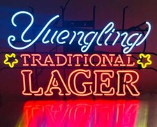 Yuengling Traditional Lager Beer 24"x15" Neon Light Sign Lamp Lager Bar Open Art