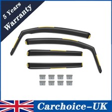 4PCS WIND DEFLECTORS TINTED FOR VAUXHALL ZAFIRA B MK2 2005-2014 5 DOOR MPV UK SA