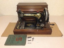 Vintage Singer 28K Heavy Duty Hand Crank Sewing Machine Leather Fabric