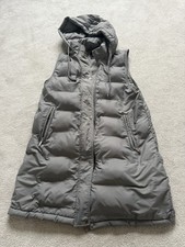 Zara Grey Long Gilet Size