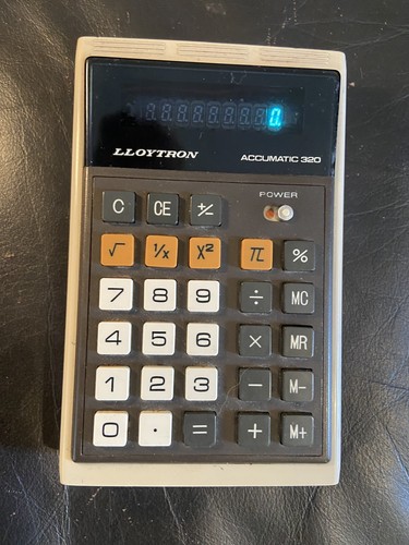 Vintage calculator lloytron - vintage,