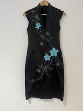 Y2k Jane Norman Meandering Collar Neck Floral Dress