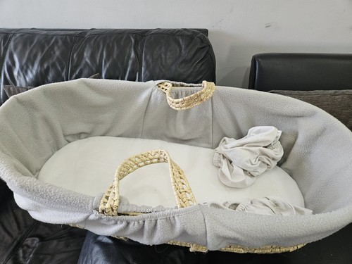 Clare lune moses basket - lune,