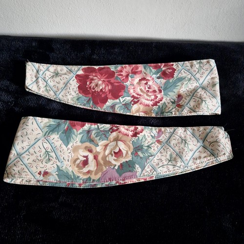 Vintage floral curtain tie - floral,