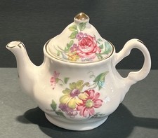 Vintage Ceramic Floral Gilt