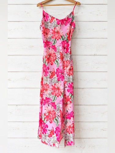 Paper heart floral - pink, slip