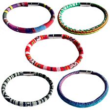 1x Tribal Ethnic Boho Aztec Bracelet with Stainless Steel Clasp Men