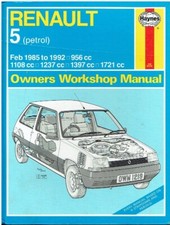 RENAULT 5 1.0 1.1 1.2 1.4 1.7