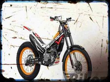 A4 Metal Sign motorbike montesa cota 4rt race replica Honda