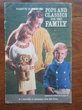  1960s KNITTING PATTERN FAMILY