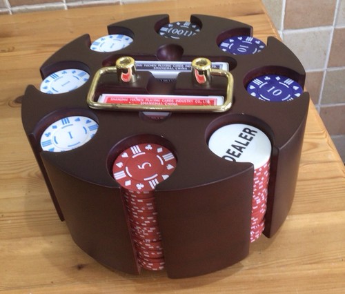 Wooden carousel caddy with - wooden,