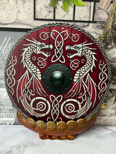 Viking dragon shield - viking,