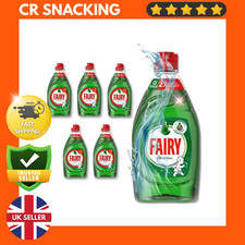 Fairy Clean and Fresh Original Washing Up Liquid 320 ml Each (Pack of 5)